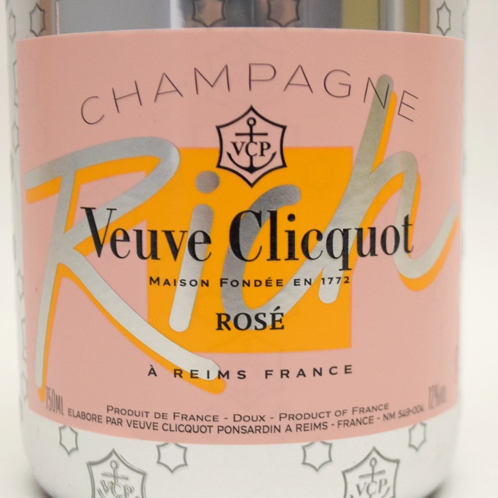 未開栓!Veuve Clicquot ヴーヴクリコ リッチロゼ・リッチ2本セット 2本セット 未開栓 ヴーヴクリコ リッチ/リッチロゼ 750ml 12