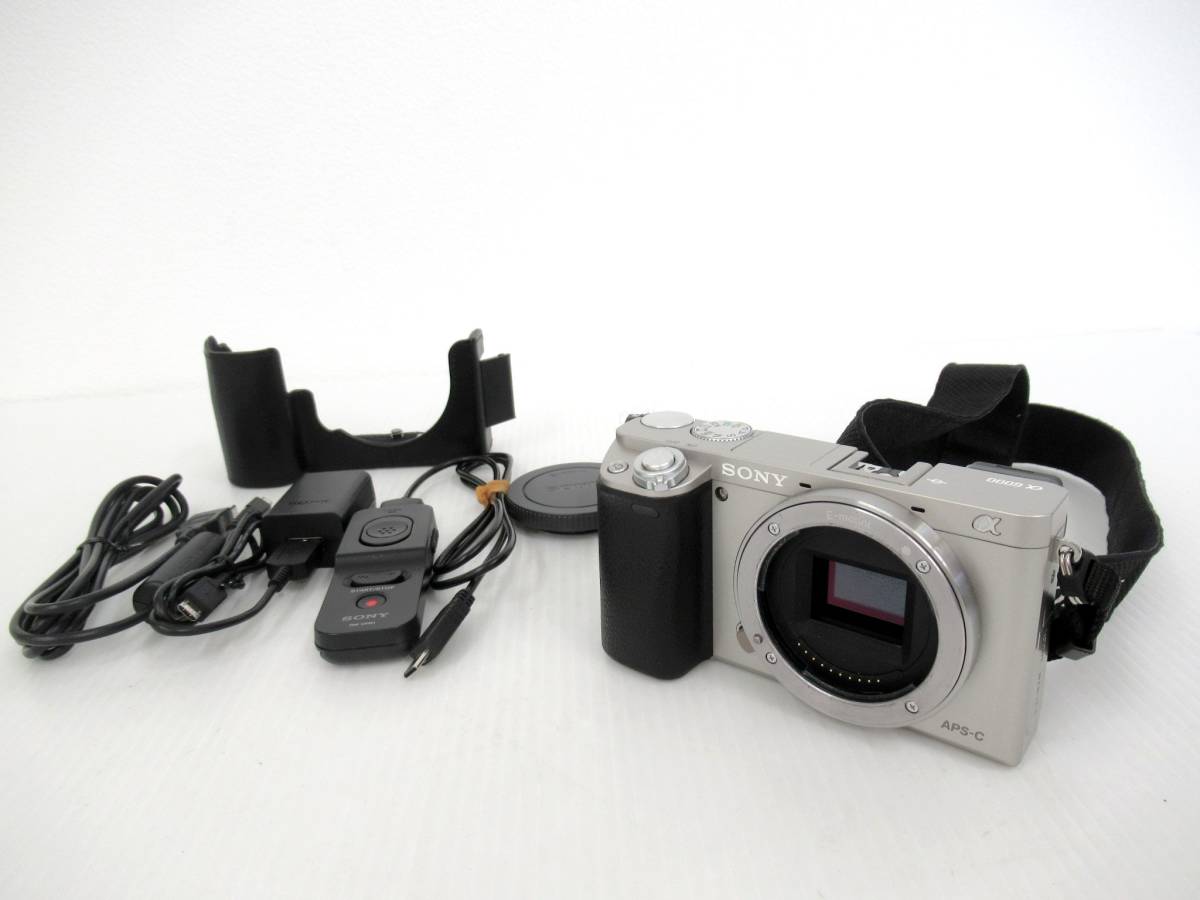 人気セール，限定SALE SONY/ソニー 酉①1//&alpha;6000/ミラーレス一眼レフ/APS-C/リモートスイッチ/本体革ケース/ケーブル付き(ソニー)｜売買されたオークション情報、yahooの商品情報をアーカイブ公開 - オークファン ソニー