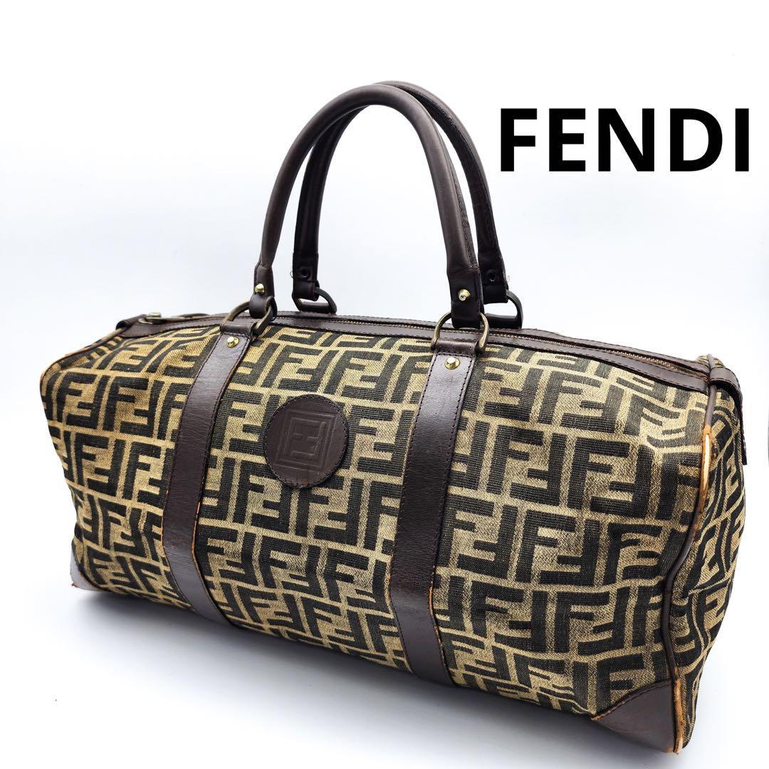 フェンディ FENDI ズッカ柄 ボストンバッグ バッグ ハンドバッグ