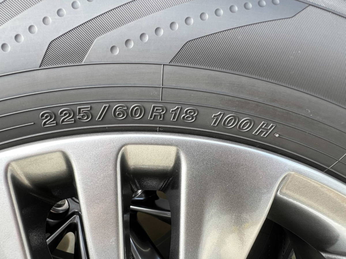40系アルファード 純正 タイヤ4本セット 225/60R/18 ホイールなし 新車