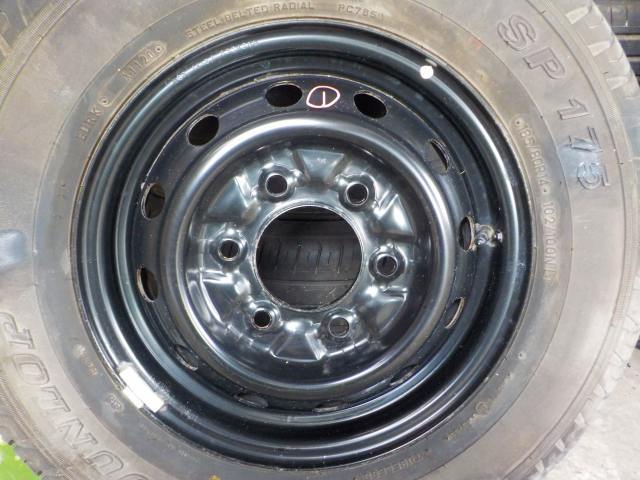 激安 中古 4本セット 】 マツダ ボンゴ 純正 スチールホイール 鉄
