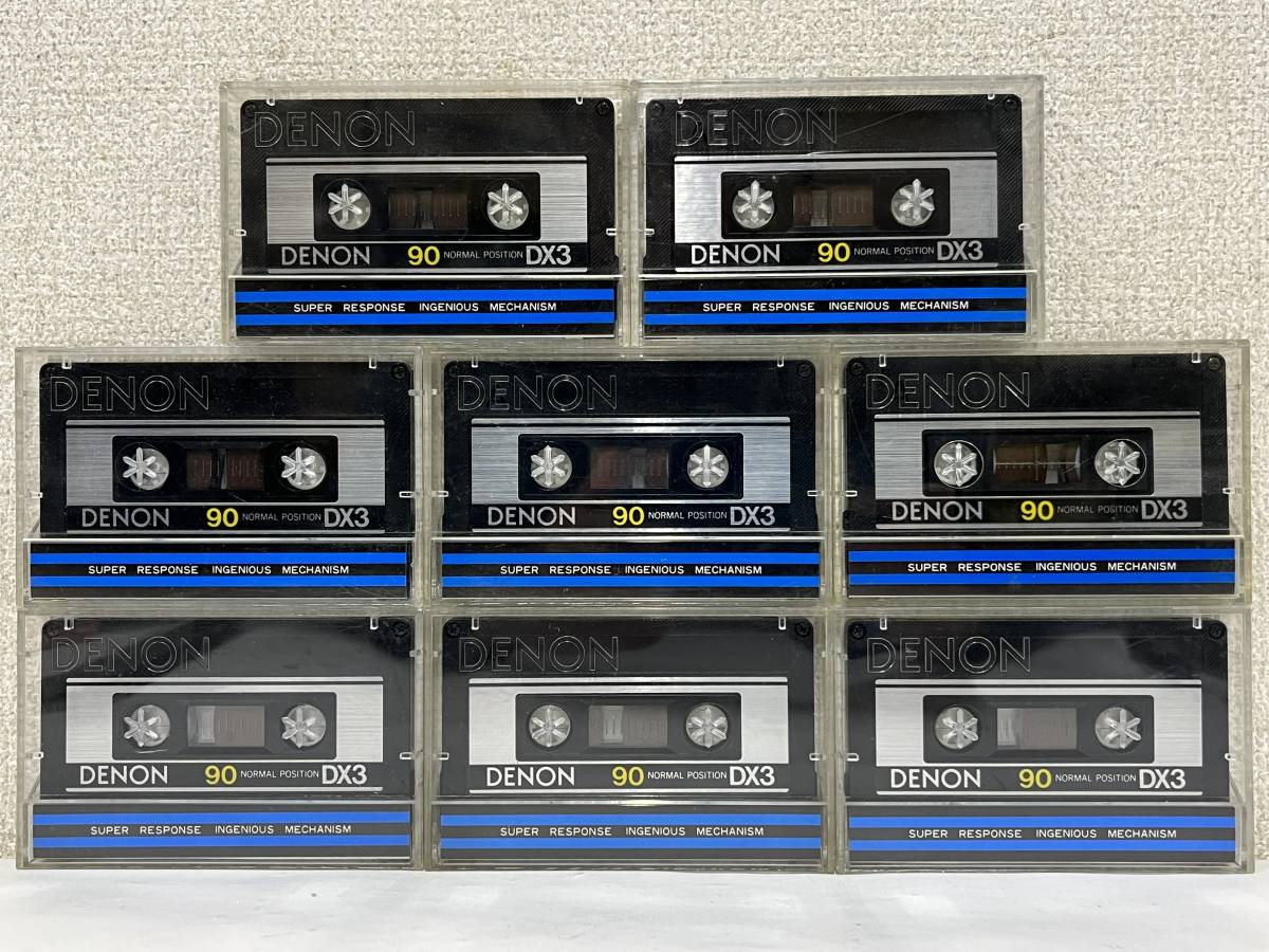 ○○Z594 DENON カセットテープ DX3/90 8本セット○○ ,○○Z594DENON