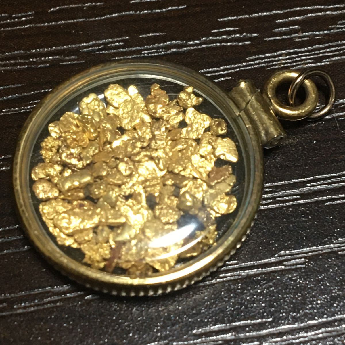 269】砂金 ペンダントトップ ネックレストップ アクセサリー TIA 1126