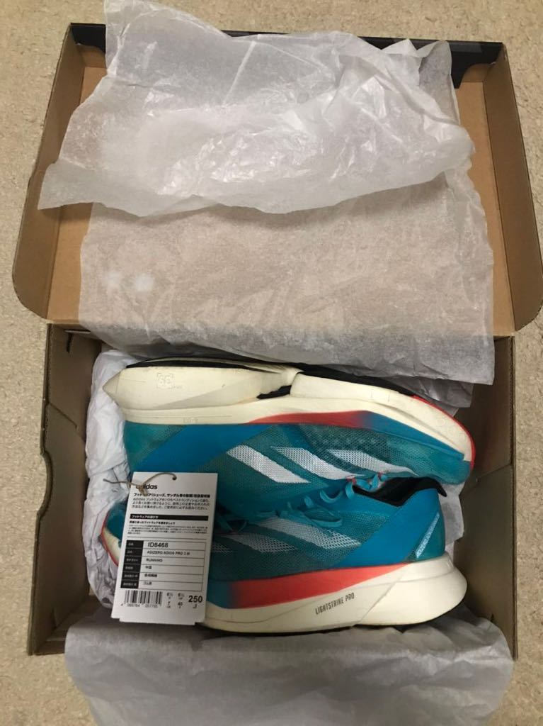 アディダス　アディオスプロ3 adidas adios pro 3 25.0 送料無料