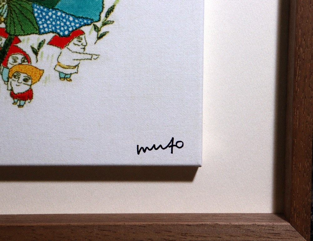 ◇MICAO(ミカオ)◇雨宿り◇版画◇ジークレー◇限定150部