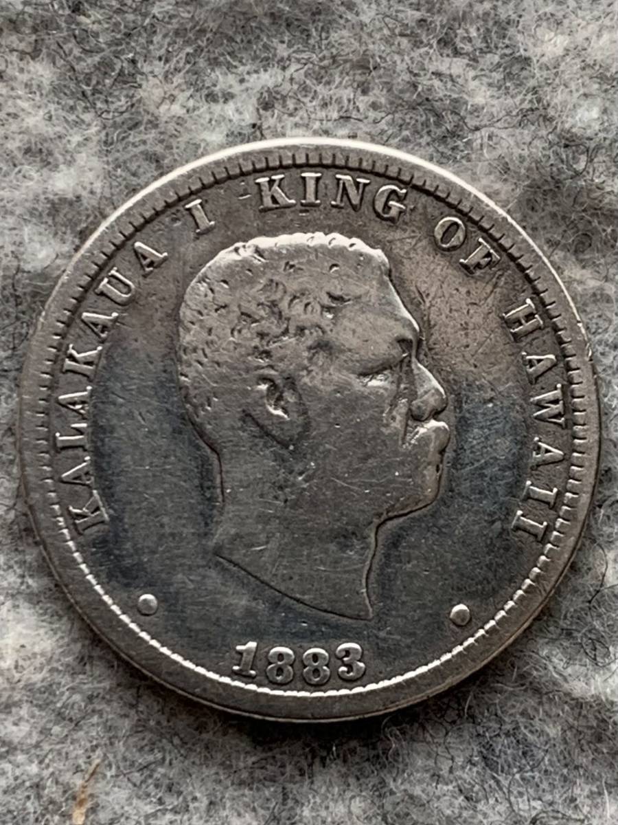 ハワイ王国 カラカウア1世 1ドル銀貨 1883年 【公式通販】