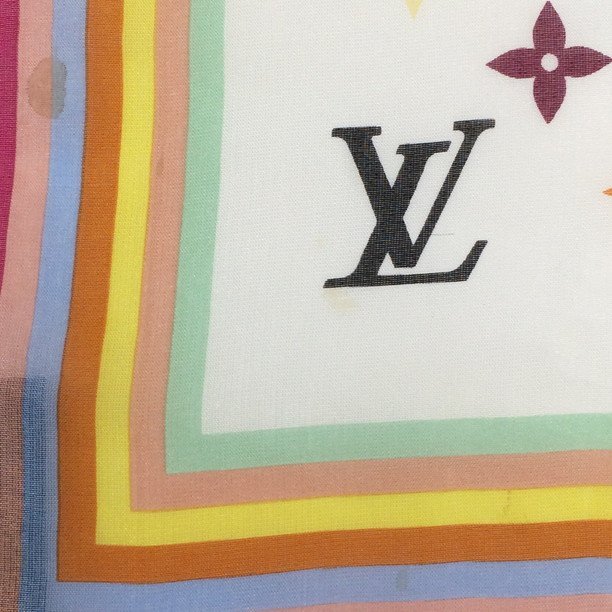 仕入れサイト LOUIS VUITTON ルイ・ヴィトン マルチカラー シフォン