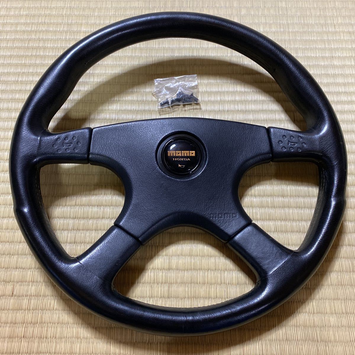 ☆ HONDA 純正オプション MOMO ステアリング 当時物 入手困難 MUGEN