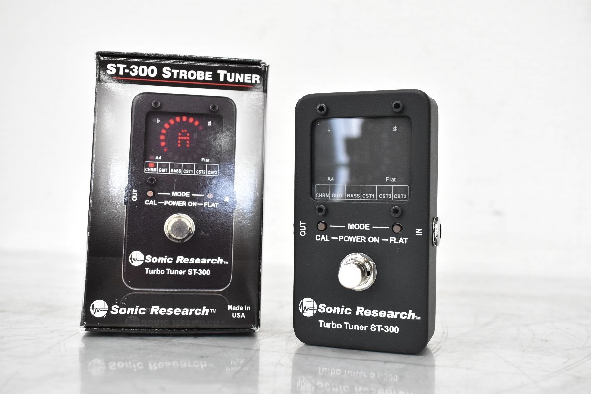 Σ7867 中古 Sonic Research ソニックリサーチ ペダルチューナー ST-300 