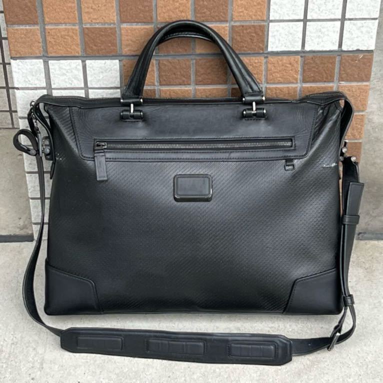 TUMI ブリーフケース トゥミ バッグ CFX カーボンファイバー 本革 レザー ビジネス 鞄【35611 CB】【インディアナポリス スリムブリーフ TUMI -