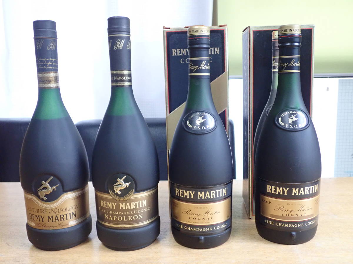【未開栓古酒】REMY MARTIN/レミーマルタン/VSOP/NAPOLEON/CENTAURE/700ml/40%箱付含む まとめて 4本【実家整理品】