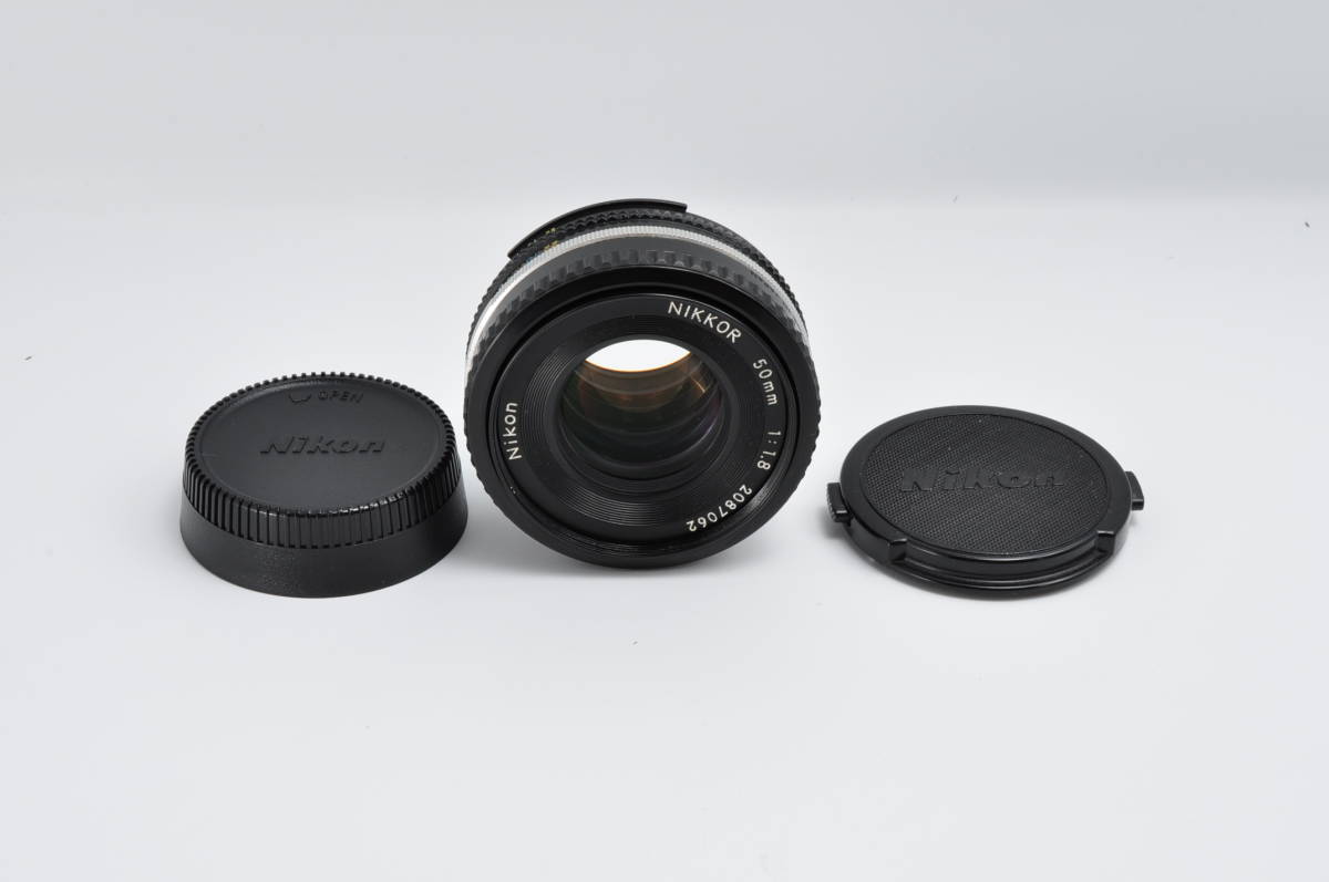 Nikon NIKKOR MF AIS 50mm 1.8 単焦点 パンケーキ 優良品 Nikon Ai-S