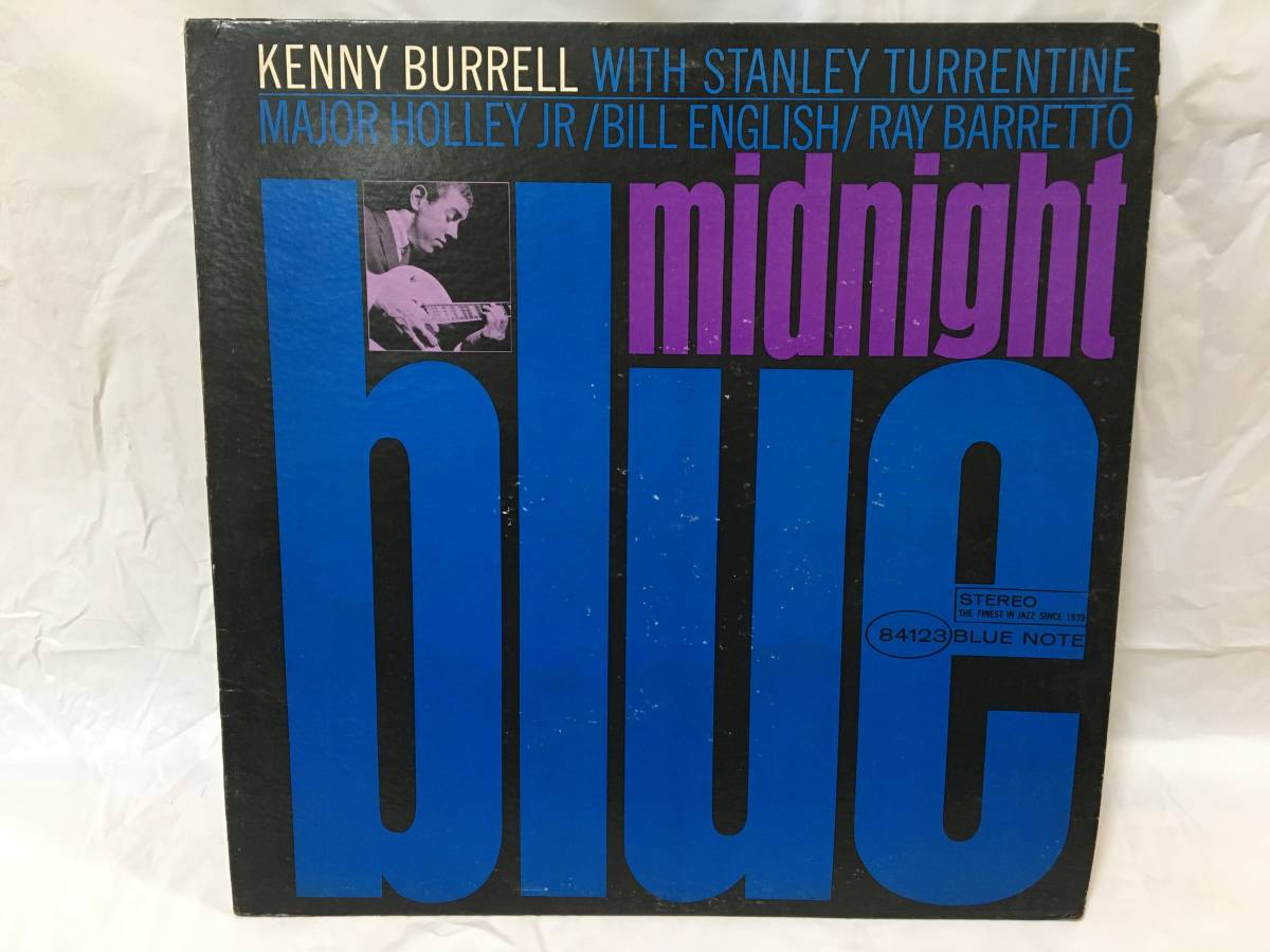 〇N245〇LP レコード BLUENOTE ブルーノート Van Gelder刻印 Kenny Burrell - Midnight Blue BST 84123 US盤
