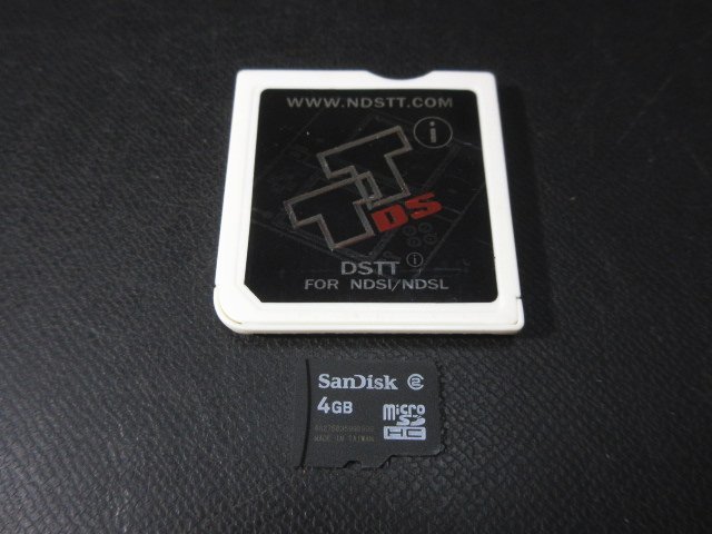 Xア372 ニンテンドーDS マジコン DSTT FOR NDSI/NDSL microSDHC付 4GB / SanDisk 任天堂 ゲーム ...