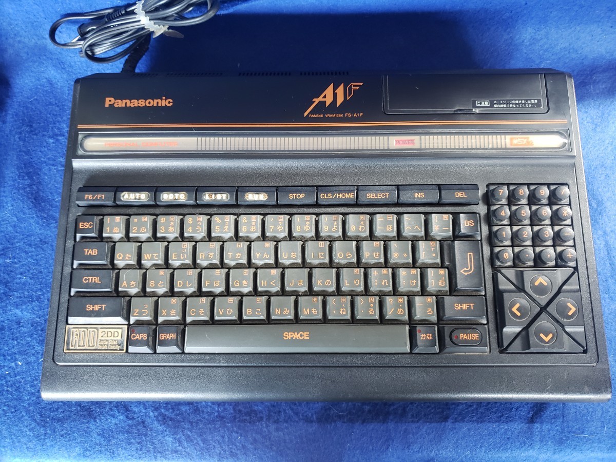 パナソニックPanasonic FS-A1F MSX2 パーソナルコンピュータ 通電ok 動作未確認のためジャンク