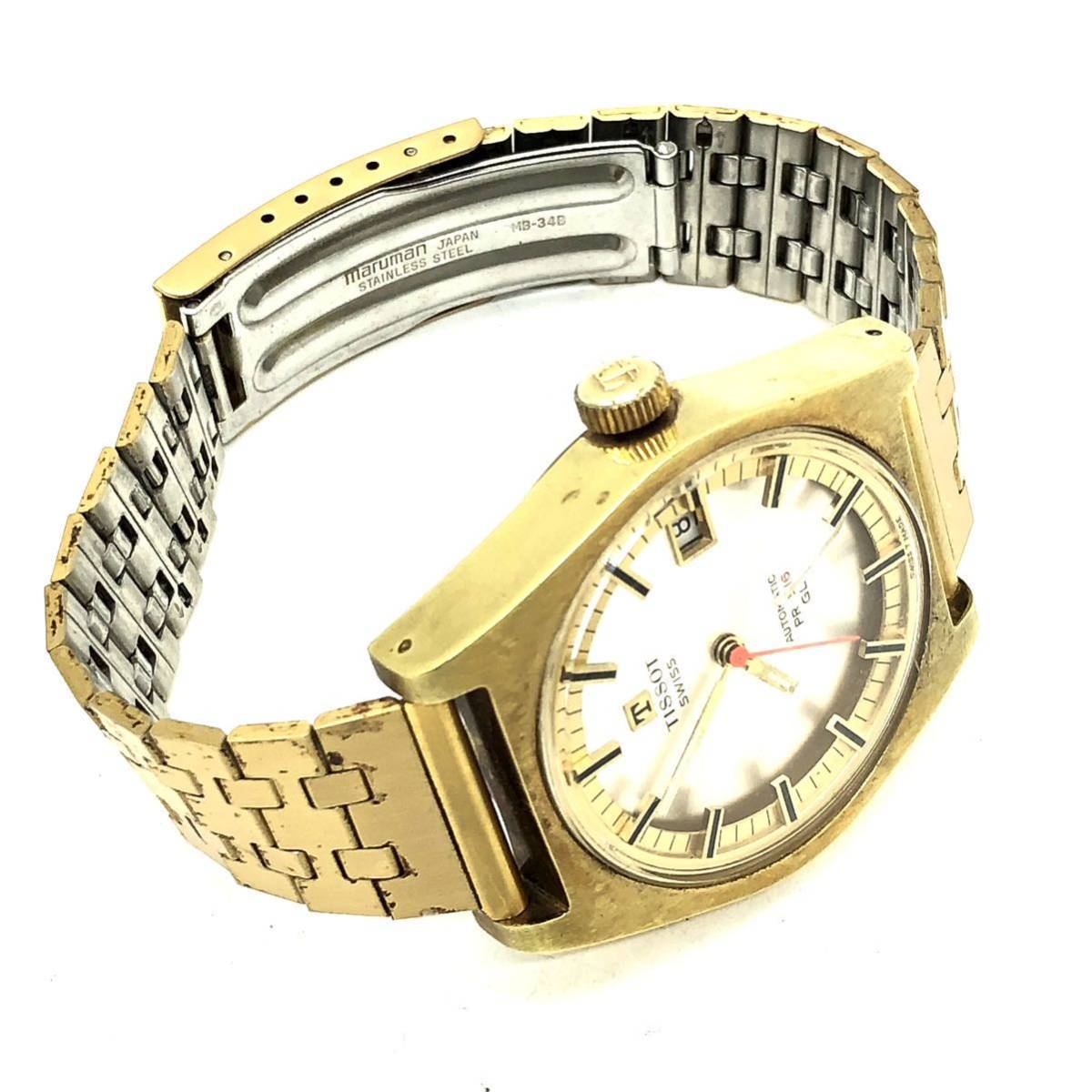 稼働品△TISSOT△PR516 GL』LB-570 ティソ 自動巻き 腕時計 シャンパン 