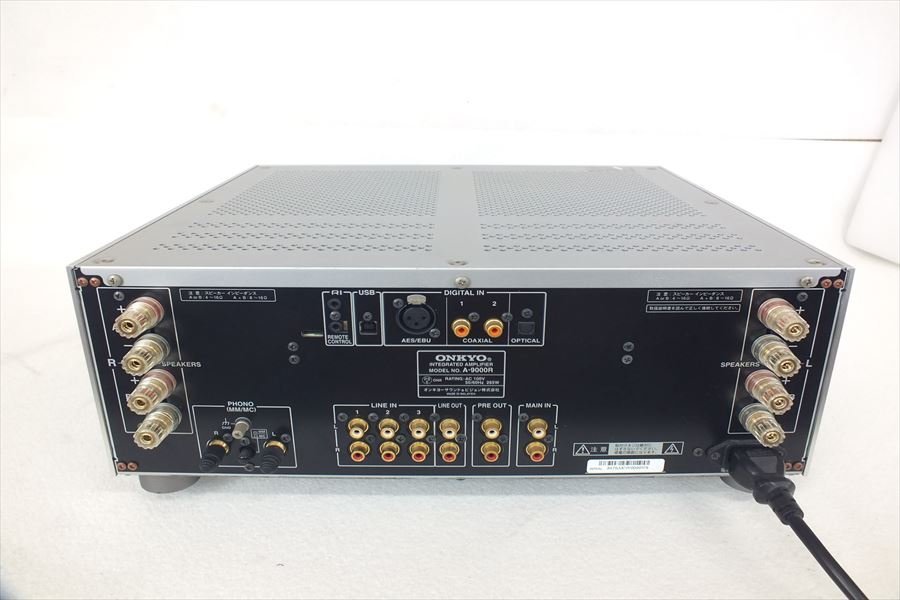 ONKYO A-9000R プリメインアンプ - ⁄ : オンキョー(ONKYO