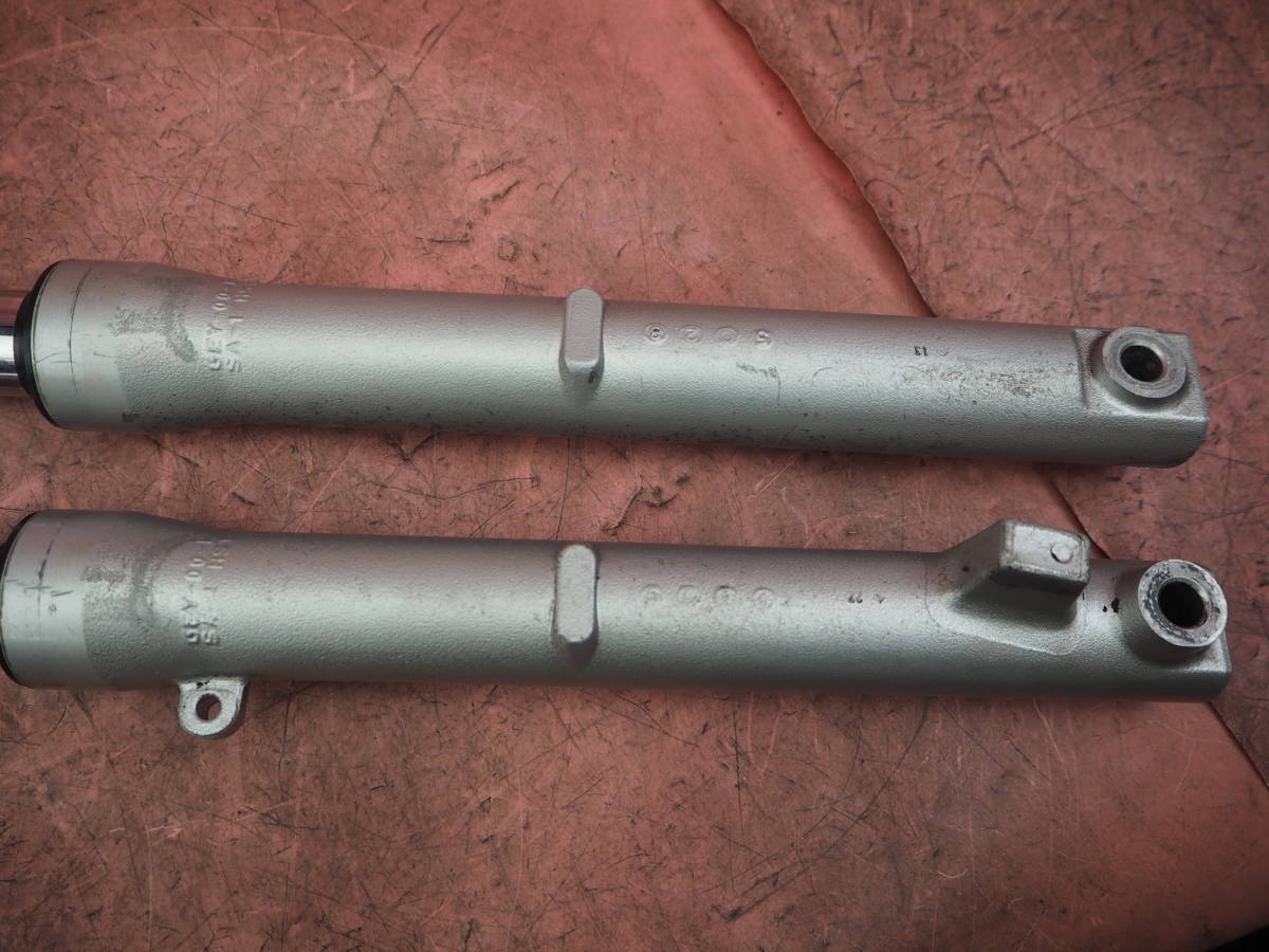 (1台分解)　ストロークOK !!　 エイプ50 純正　フロントフォーク　ショック　サス AC16 140kaaW7