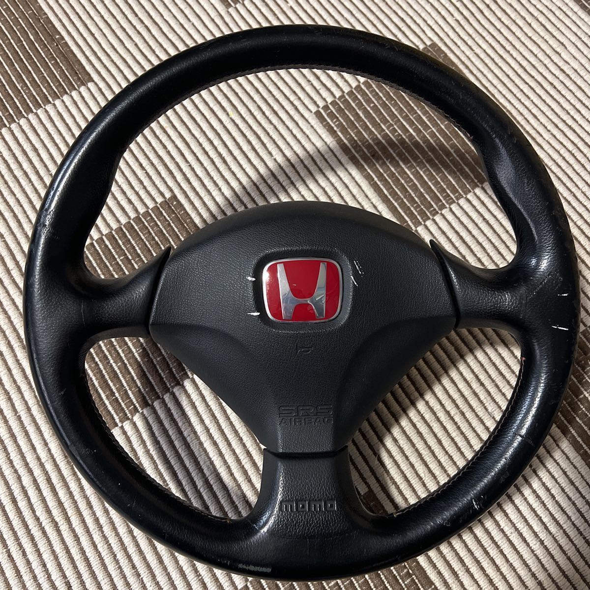 【インテグラタイプR】DC5 純正ステアリング 赤バッジHonda ハンドル DC5 インテグラ タイプR純正ステアリング ハンドル DC5 インテグラ