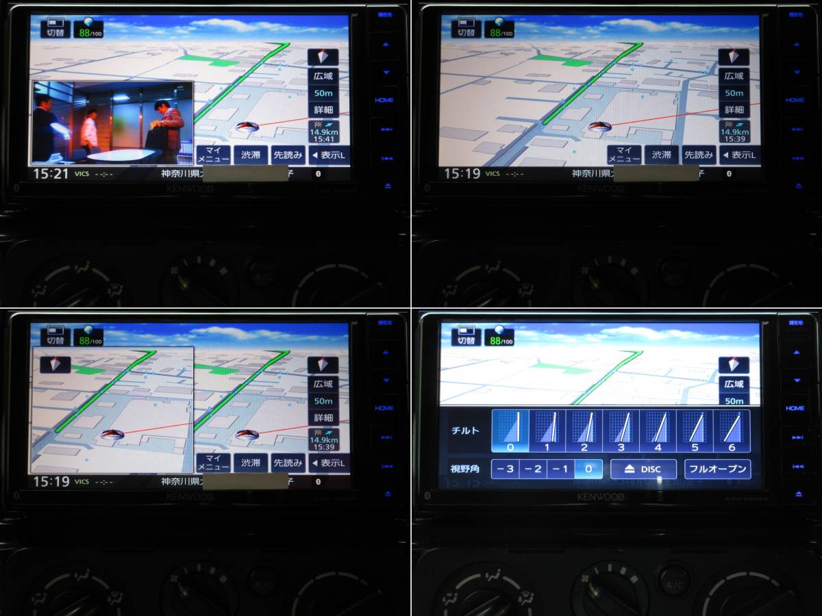KXM-E502W 0 KENWOOD 純正ナビ スズキ ケンウッド 目に付く傷無く