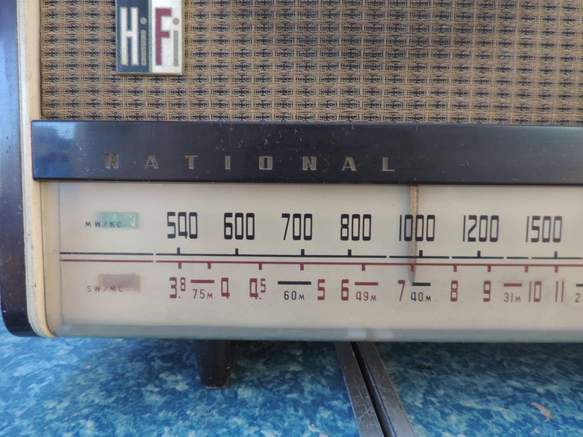 EA-700 - Hi-Fi 1957年 ナショナル5球スーパーラジオ 昔の 真空管