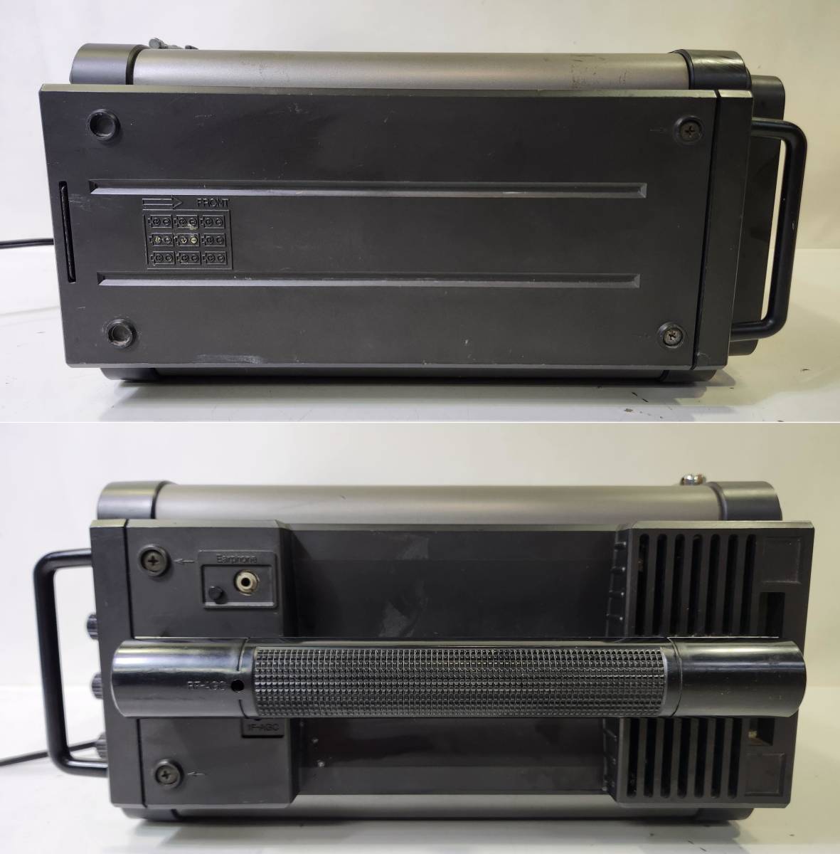 □[昭和レトロ 当時もの] National ブラウン管白黒テレビ TR-809F