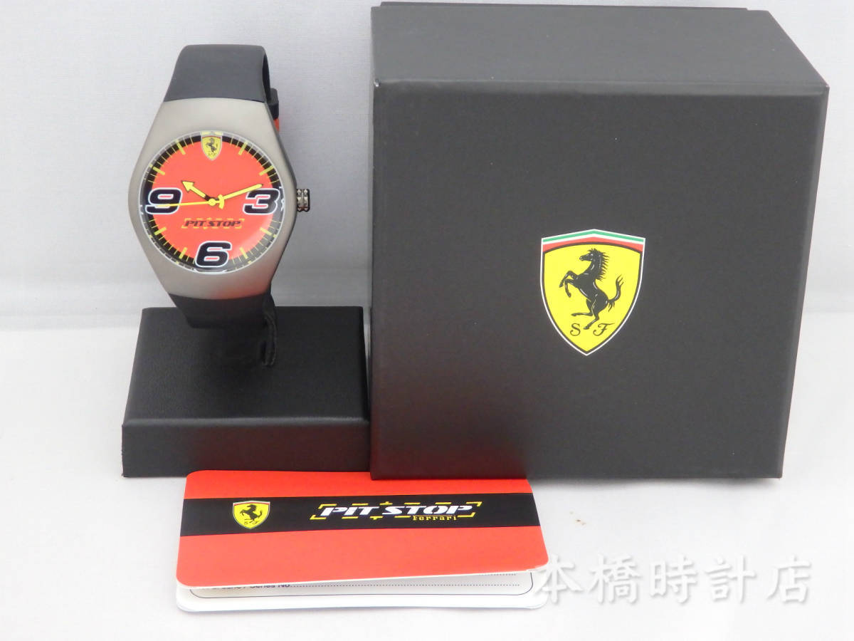 【新品】フェラーリ　Ferrari　ピットストップウォッチ　レッド　大特価_9
