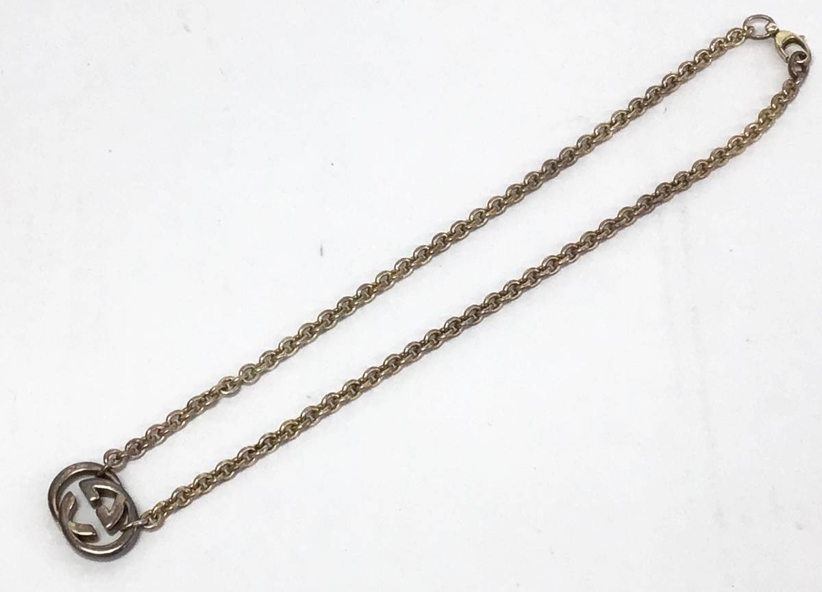 GUCCI グッチ ネックレス シルバー AG925 収納袋 箱付き 29g チェーン 