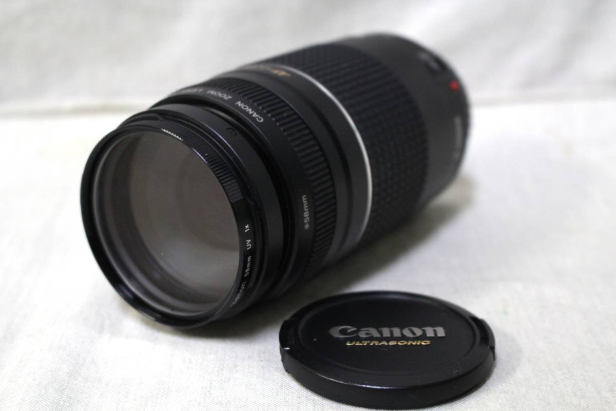 ④Canonキャノン◇レンズZOOM LENS EF75-300mm1:4-5.6Ⅲ USM