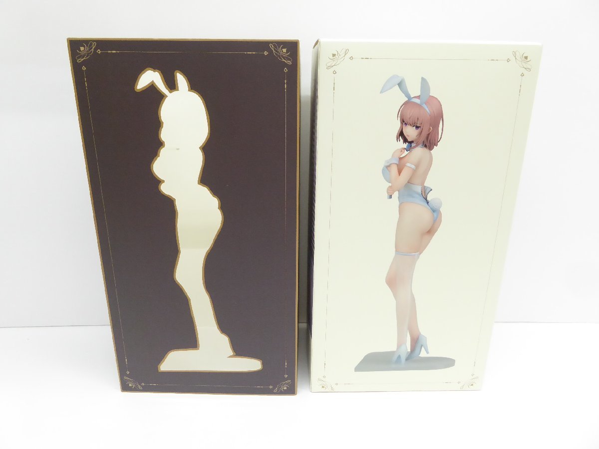 イコモチ オリジナルキャラクター 白バニー 夏芽 1／6スケール フィギュア △WH3150