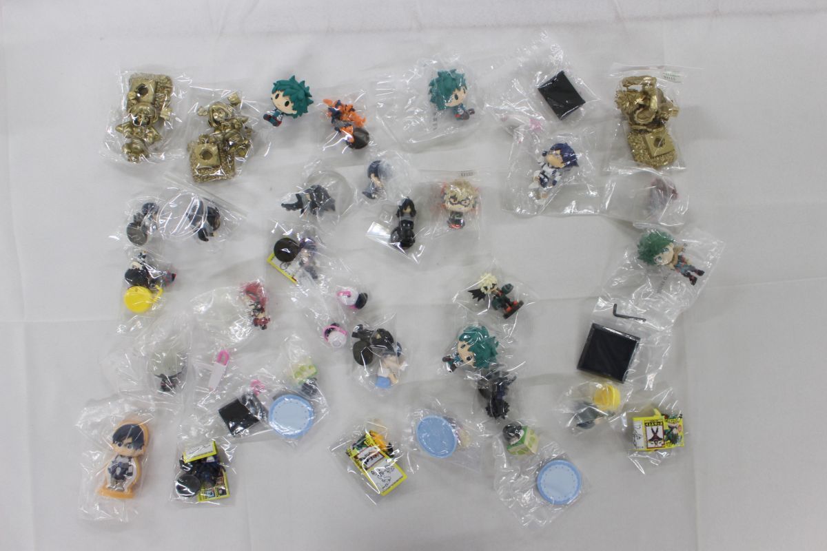 P00】【ジャンク】僕のヒーローアカデミア ヒロアカ 緑谷出久 他 ミニフィギュア まとめ大量グッズセット品