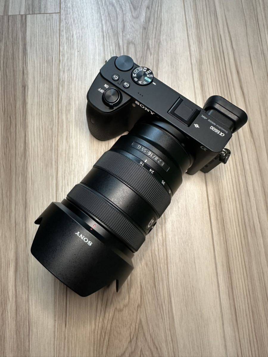極上品 SONY α6600 SEL1655G レンズフィルター2種 GP-VPT1 SmallRig