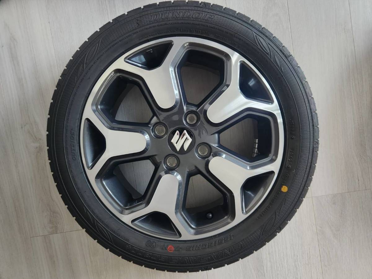 ディーラー新車外し】スズキ ハスラーJstyle2 純正ホイールタイヤ 