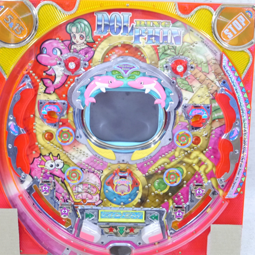 24平和パチンコ台セル盤CRドルフィンリングJセット中古①確率変動