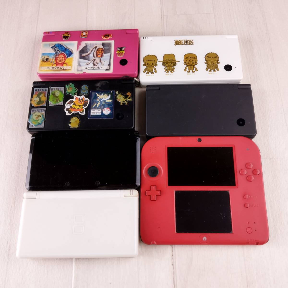 3G1 ニンテンドウ DSシリーズ 本体 まとめ売り DS DSLite 2DS 3DS 任天堂 7台セット 1円スタート 任天堂 本体 ニンテンドーDS