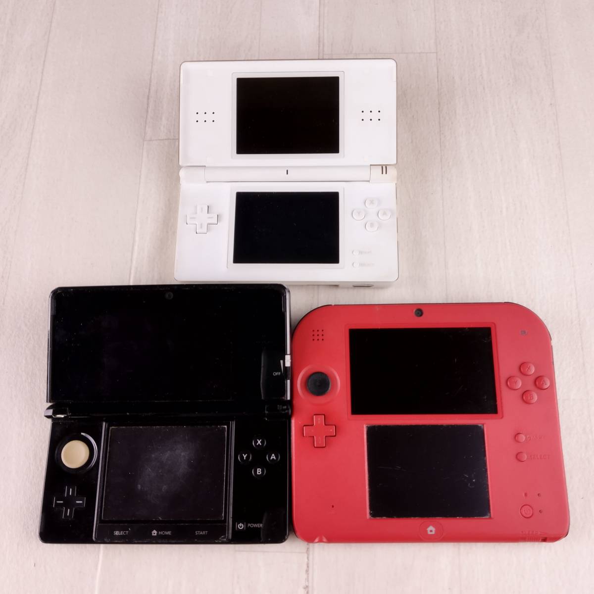 3G1 ニンテンドウ DSシリーズ 本体 まとめ売り DS DSLite 2DS 3DS 任天堂 7台セット 1円スタート 任天堂 本体 ニンテンドーDS