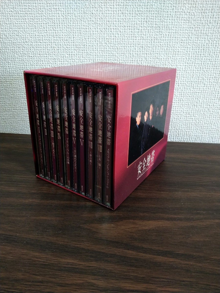 ★廃盤 CD 安全地帯　MEMORIAL COLLECTION 12枚組 安全地帯 : - メモリアル・コレクション 安全地帯: ミュージック CD 12