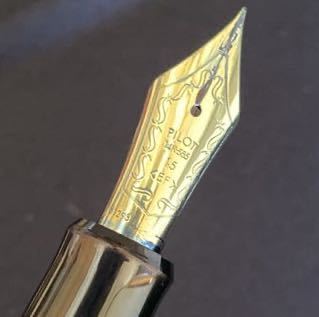 14K 刻印 万年筆 PILOT PLATINUM パイロット PLATNUM プラチナ 文房具
