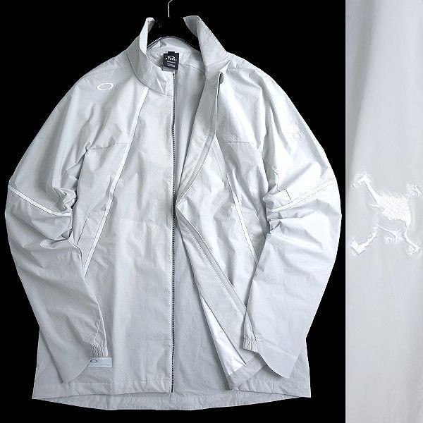OAKLEY オークリー スカル 新品 定価1.9万 WHITE LABEL 撥水 ストレッチ ジャケット ゴルフウェア FOA403493 29C XXL ▲027▼bus1544a