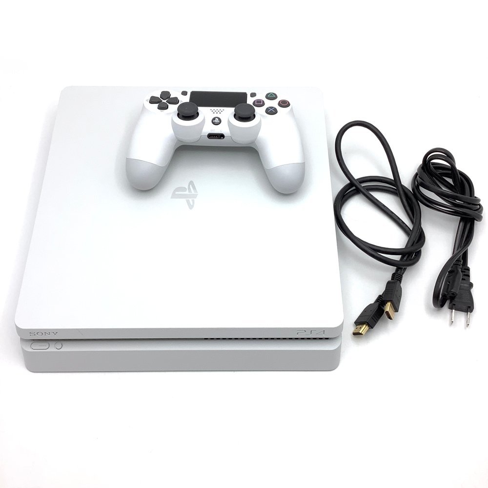 お得，本物保証 現状販売 初期化済 PS4 CUH-2200AB02 500GB Playstation 4 本体 グレイシャーホワイト 電源コード HDMIケーブル SONY ゲーム機(PS4本体)｜売買されたオークション情報、yahooの商品情報をアーカイブ公開 - PS4本体