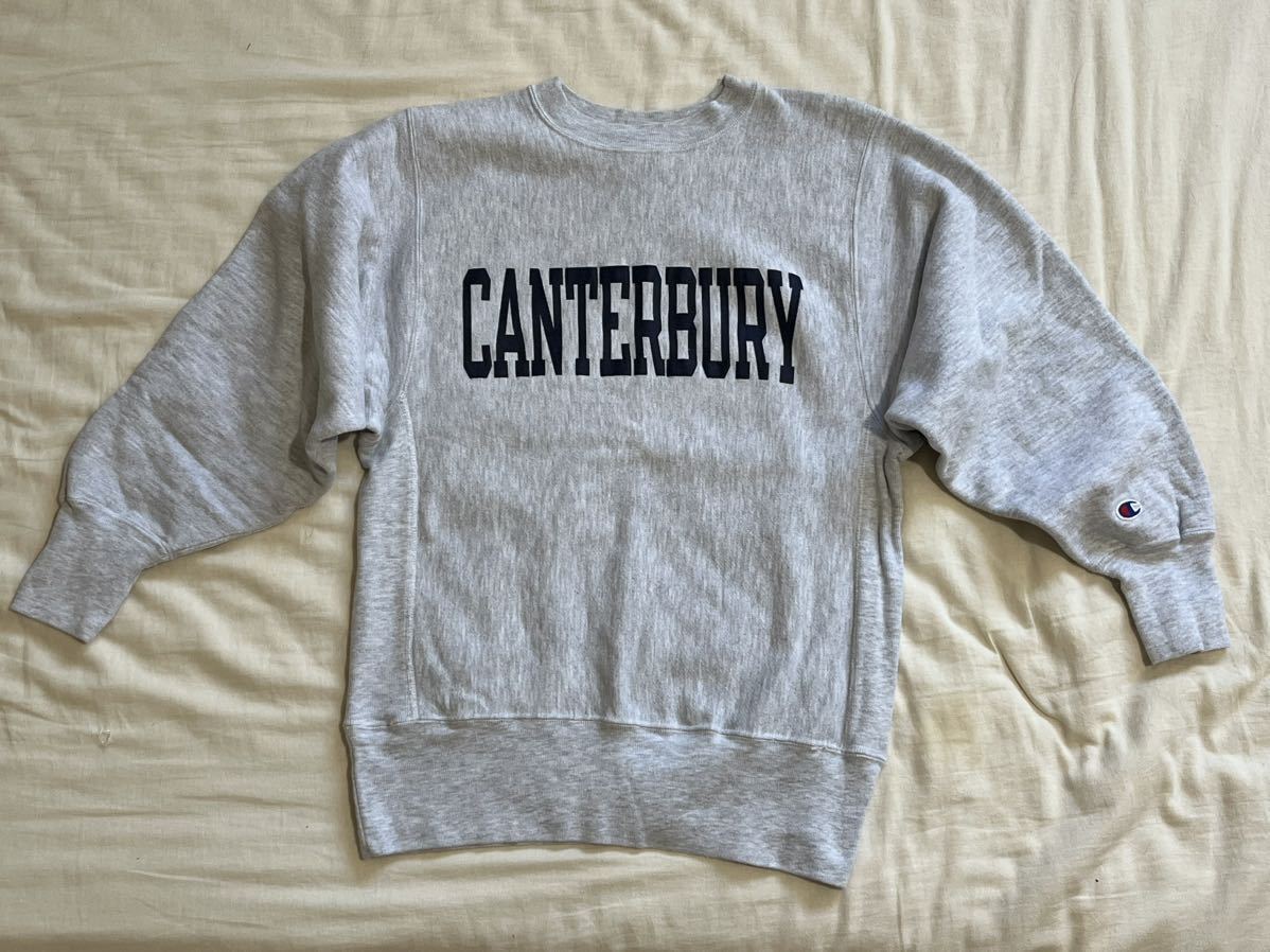 売り切り ヴィンテージ CHAMPION REVERSE WEAVE 90s チャンピオン リバースウィーブ トリコ　検)染み込み プリント　刺繍　ビンテージ