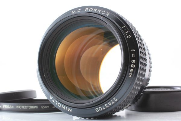 Minolta MC Rokkor 58mm f/1.2 Hawkeye Standard Lens SR MC MD
