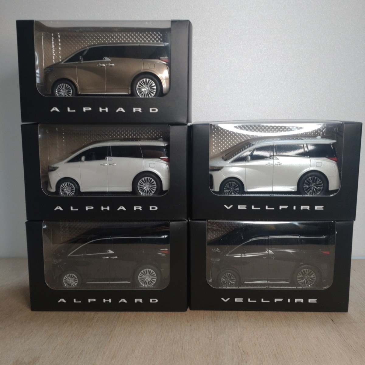 TOYOTA 40型アルファード40型ヴェルファイアプルバックミニカー5台