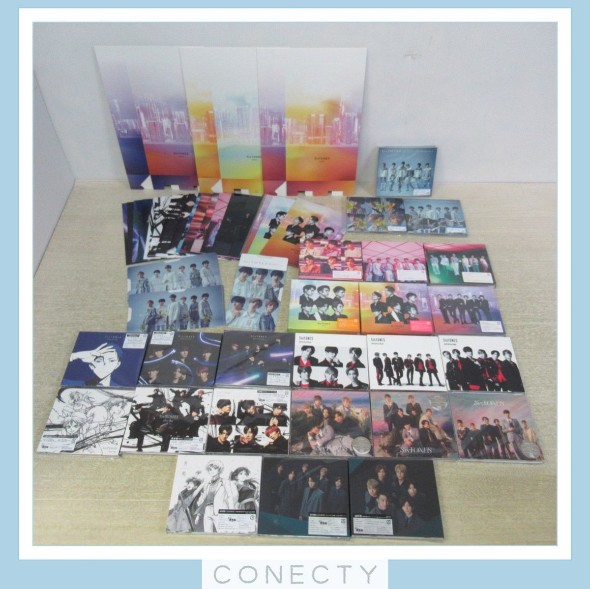 良品】SixTONES CD + 購入特典ファイル 等まとめてセット☆CITY 初回盤