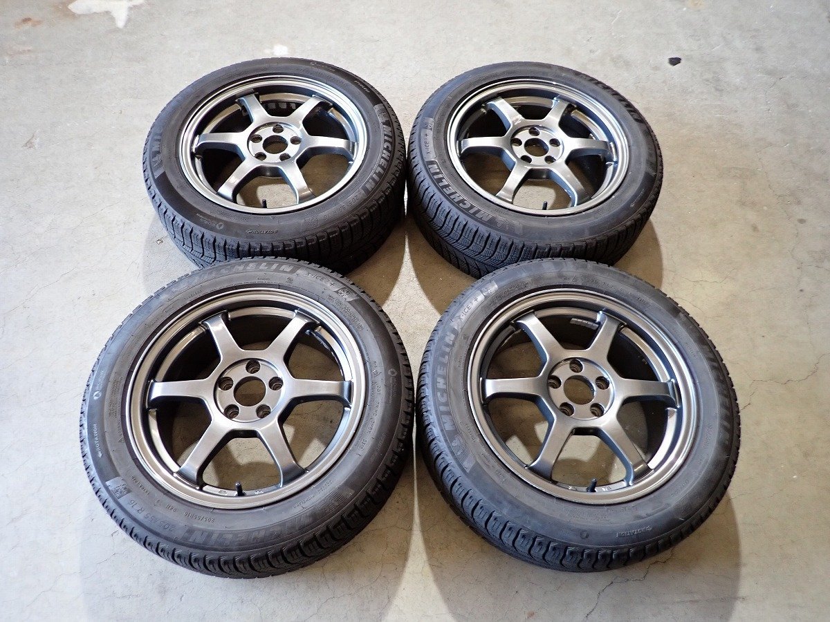 YS1947【送料無料205/55R16】プリウス 86 BRZなどにも 中古