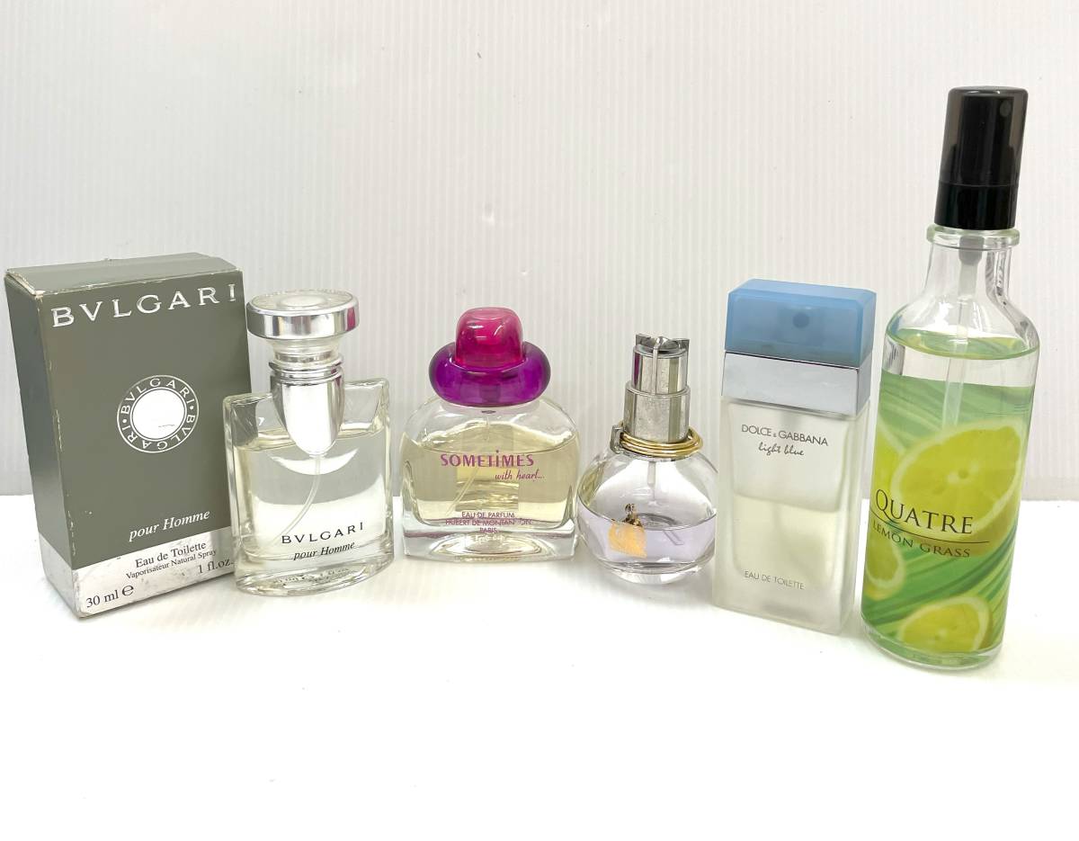 #3236 BVLGARI pourHomme，DOLCE＆GABBANA ライトブルーオードトワレ，SOMETIMES ウィズハート オードパルファム，，その他香水おまとめ