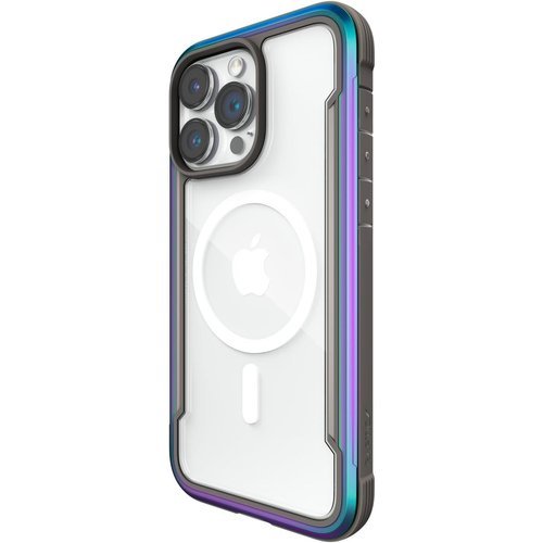 ◎ RAPTIC iPhone15ProMax 対応 ケー Maxケース Shield MagSafe イリデセント