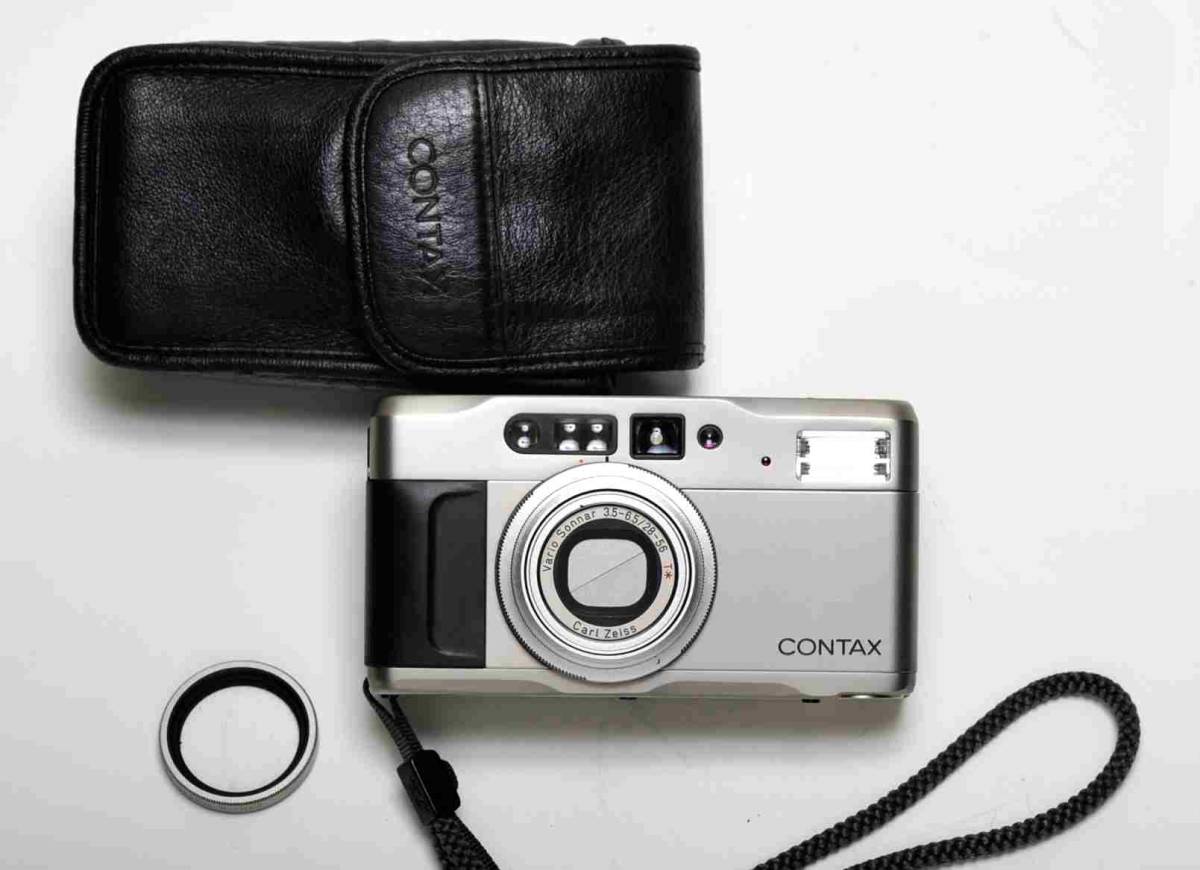 コンタックス TvsⅡ（データーバック、ケース付き）完動品 CONTAX TVS
