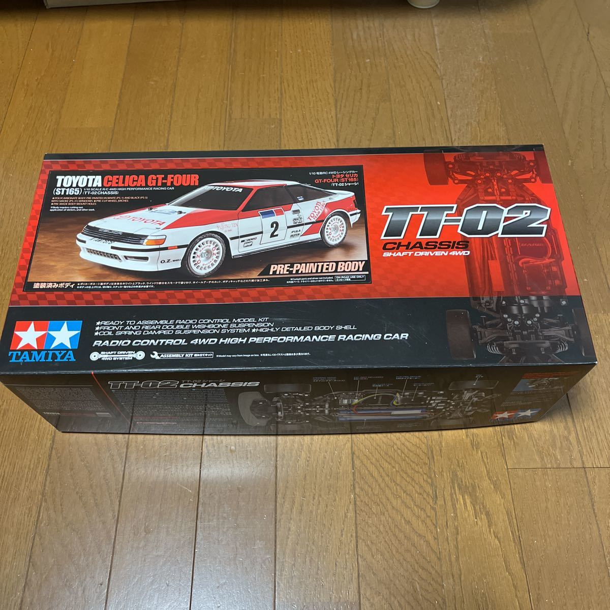 タミヤ tt-02 TOYOTA CELICA GT-FOUR ボディ塗装済み タミヤ ラジコン