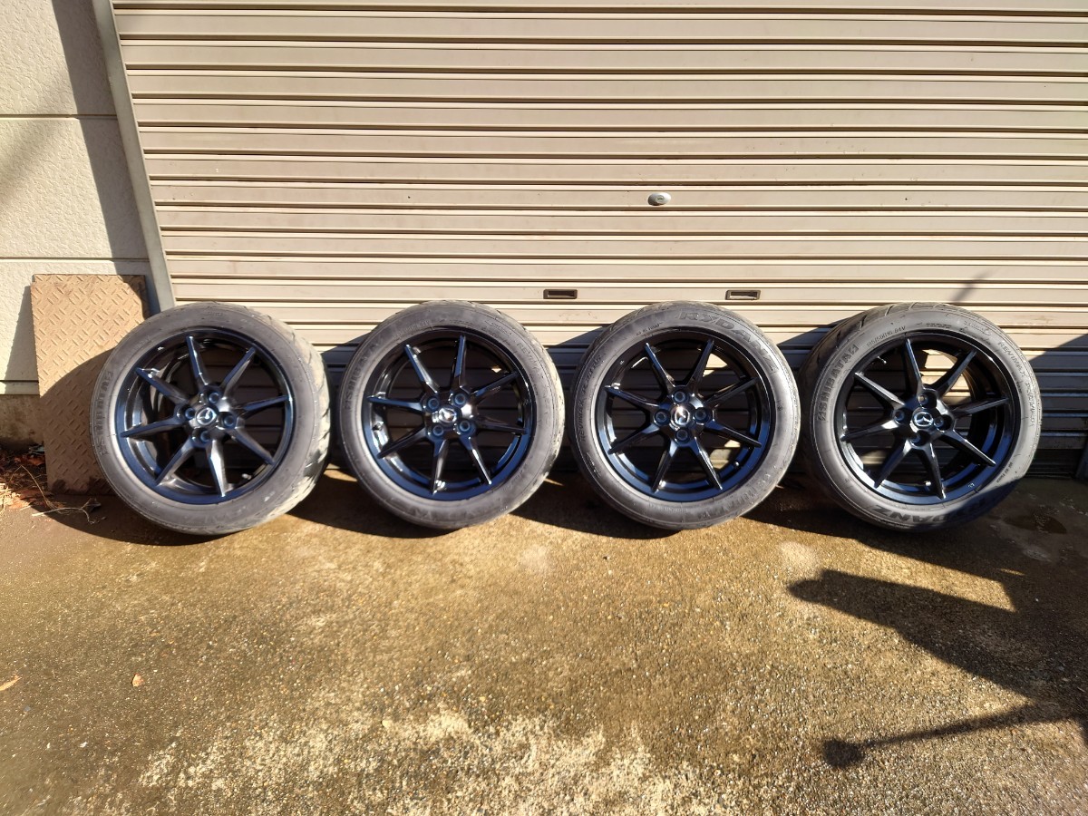 ロードスター ND5RC NR-A 純正ホイール、タイヤ 4本セット 中古 